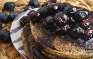 Flaxseed meal pancakes 